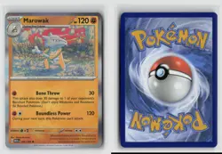 Marowak #105/165 Sv Scarlet & Violet 151 Holo Rare Pokemon TCG NM - Image 3