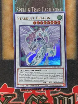 Yugioh Stardust Dragon DUPO-EN103 Ultra Rare Alt Art Limited Edition LP - Image 1