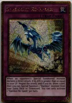 Stardust Re-Spark Gold Secret Rare Premium Gold: Return of the Bling PGL2-EN020 - Image 1