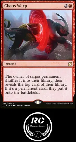 Chaos Warp MTG NM C19 Rare Instant Fast Tracked Shipping - Image 1