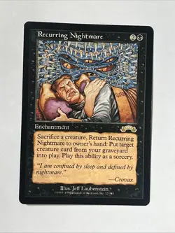 Recurring Nightmare - Exodus - MTG Magic the Gathering - RESERVED LIST!!! - Image 1