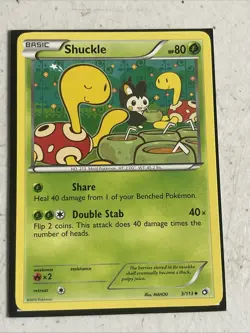 Pokemon 2013 - Legendary Treasures - Shuckle 3/113 - Uncommon Regular - Image 1