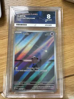 Pokemon TCG Cleffa 202/197 Obsidian Flames Illustration Rare Near Mint Ace 8 - Image 1