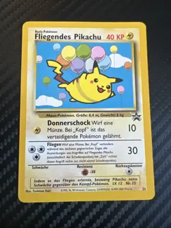 Pokemon/Pokemon Karte: Fliegendes Pikachu (WOTC Black Star Promos 25) Flying - Image 1