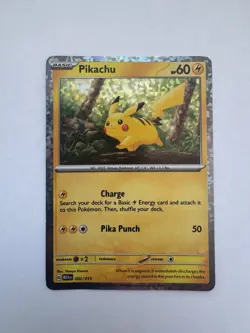 PIKACHU - McDonald's Promo 002/015 M24 EN 2024 Happy Meal Holo Foil Pokemon 2025 - Image 1