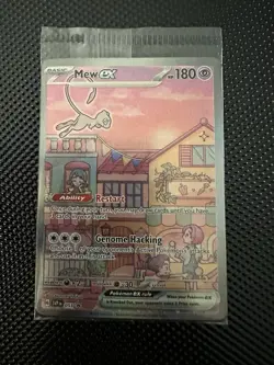Pokemon Sealed Mew ex 53 SVP Promo Black Star 151 UPC 🔥 - Image 1