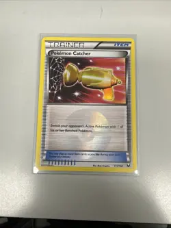 Pokemon Catcher (Gold) 111/108 Dark Explorers Holo - Image 5