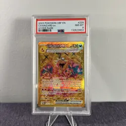 2023 POKEMON OBF EN-OBSIDIAN FLAMES HYPER RARE #228 CHARIZARD EX PSA 8 - Image 1