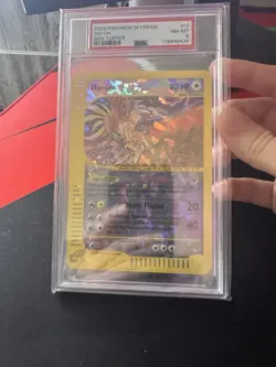 Pokemon Ho-Oh Skyridge Box Topper Crystal Reverse Holo Promo #11 PSA 8 - Image 1