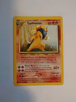 Typhlosion - 17/111 Neo Genesis Holo Rare Vintage (2000) Pokemon TCG - Image 1