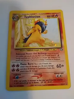 Typhlosion - 17/111 Neo Genesis Holo Rare Vintage (2000) Pokemon TCG - Image 2