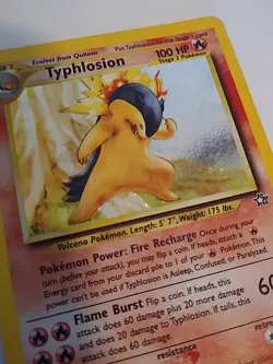 Typhlosion - 17/111 Neo Genesis Holo Rare Vintage (2000) Pokemon TCG - Image 3