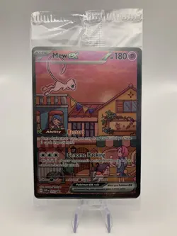 Mew EX SVP 053 Pokemon Scarlet Violet 151 Black Star Promo - Sealed - Image 1
