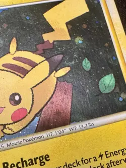 Pokemon TCG - PIKACHU HGSS03 Black Star Promo - Vintage Holo 2010 MP + SWIRL - Image 3