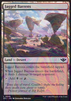 Foil Jagged Barrens - otj - 259 | MTG Card - Image 3