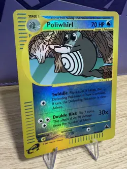 POLIWHIRL REVERSE HOLO 88 Rare English Skyridge E-Series 2003 Pokemon Card NM - Image 2