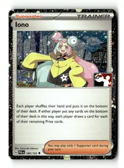 Iono 185/193 Uncommon Prize Pack Series Cards Cosmo Pokemon Near Mint - Image 1
