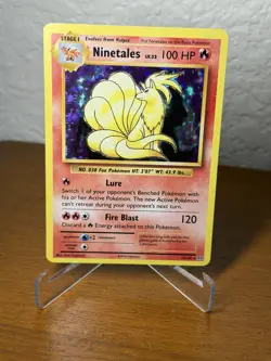 Ninetales 15/108 Evolutions Holo Pokemon Card - Image 1