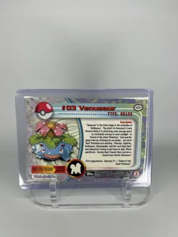Topps Venusaur 03 TV Animation Edition Rare Holo English Pokemon TCG Card - Image 2