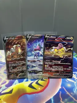Pokemon Raikou V Entei V & Suicune V Galarian Gallery Crown Zenith - Image 1