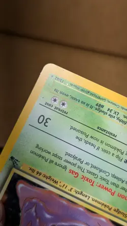 Pokemon 1999 Fossil Unlimited Muk Holo Rare 13/62 MP - Image 4