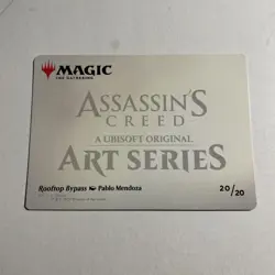 Rooftop Bypass Assassin's Creed 20/20 MTG Art Series Card - Image 2