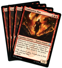 x4 Combustion Man - 0127 - Avatar: The Last Airbender TLA - MTG - NM/M - Image 1
