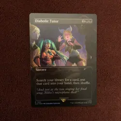 Diabolic Tutor (1592) (Rainbow Foil) Secret Lair Drop Foil - Image 1