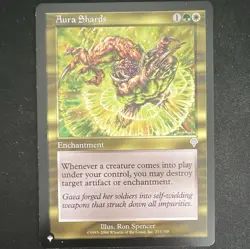 Wizards of the Coast MTG Aura Shards - The List Invasion Uncommon WG Enchantment - Image 1