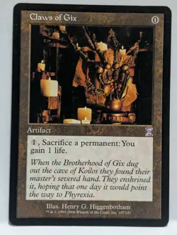 Claws of Gix Timeshifted Regular - Image 1