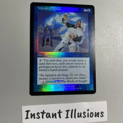 Words of Wind - Foil Onslaught Set Rare Magic The Gathering Vintage - Image 2