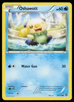 Oshawott 30/114 Common Steam Siege Pokemon Near Mint - Image 1