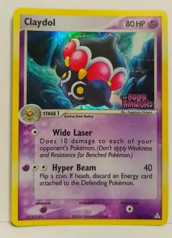 Claydol 38/110 EX Holon Phantoms Reverse Holo Stamped Pokemon Card 2006 - Image 1