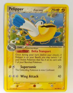 Pelipper 26/100 EX Crystal Guardians Regular Rare Pokemon Card 2006 - Image 3