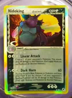 Nidoking 6/101 Holo Rare Delta Species Dragon Frontiers Pokemon Card 2006 - Image 1