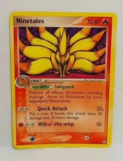 Ninetales 19/108 Regular Rare EX Power Keepers Pokemon Card 2007 - Image 1