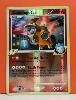Camerupt G - 19/147 Supreme Victors Reverse Holo Rare Pokemon Card 2009 - Image 1