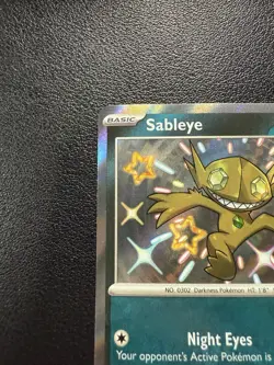 2024 Pokemon PAF EN #184/091 - Sableye - Shiny Rare - Image 2