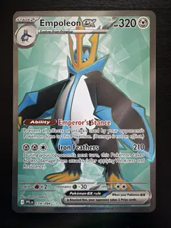 Pokemon - Empoleon ex Ultra Rare - 114/094 - Phantasmal Flames - NM Raw - UR - Image 1