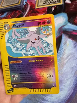 Pokemon TCG | Espeon 11/147 | Aquapolis Rare Reverse Holo | LP - Image 2