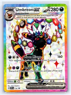 Umbreon ex SVP 176 Holo Promo Scarlet & Violet Promo Pokemon Holo Near Mint - Image 1