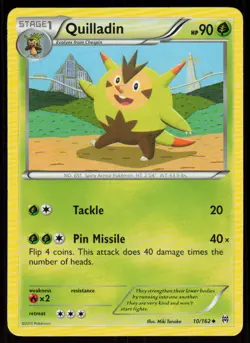 Quilladin 10/162 Uncommon BREAKthrough Pokemon Near Mint - Image 1
