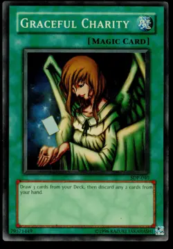 Graceful Charity - SDP-040 MP Super Rare Starter Deck: Pegasus Yu-Gi-Oh - Image 1