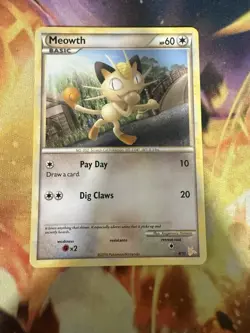 Meowth (#4) LP - HGSS Trainer Kit: Gyarados & Raichu 4/30 - Image 1