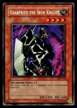 Gearfried the Iron Knight - BPT-012 LP Secret Rare 2003 Collectors Tin Yu-Gi-Oh - Image 1