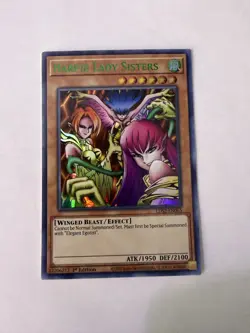 Yugioh - Harpie Lady Sisters - Ultra (Green) - 1st - LDS2-EN065 - NM - Image 1
