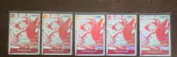 One Piece TCG Monkey D. Luffy OP07-038 Foil/Holo Lot x5 English NM/Mint - Image 1
