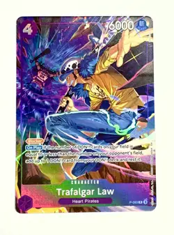 Trafalgar Law (Illustration Box Vol.6) P-093 One Piece Promotion Card Foil - Image 2
