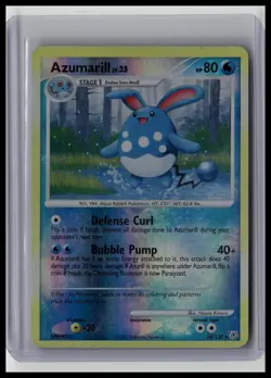 Azumarill - Diamond and Pearl 18/130 Rare Reverse-Holo Pokemon TCG - Image 1