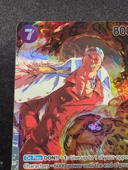 One Piece CCG- Sakazuki - The Time of Battle (OP16) English NM Secret Rare - Image 3